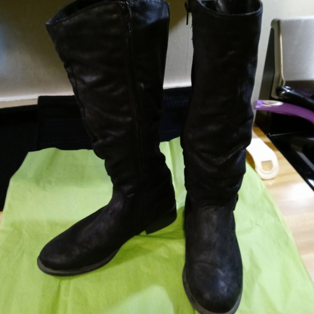 Tall Motorcycle Riding Boot. Size 7.5